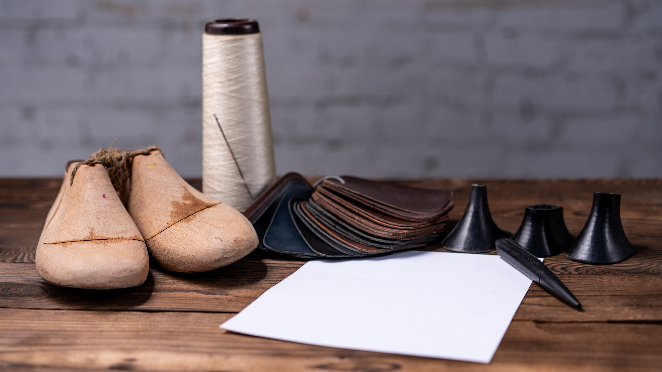 Shoe components used in shoe production