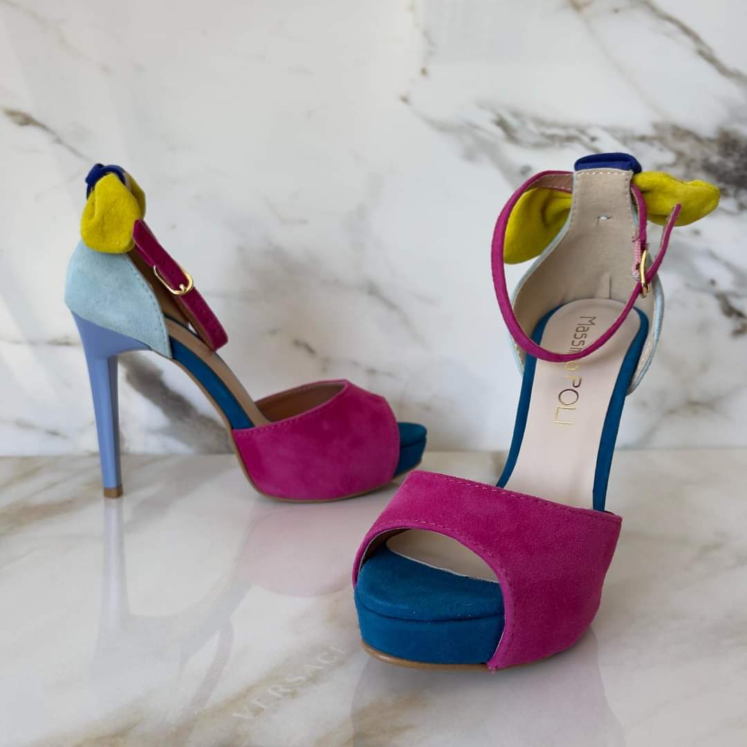 WOkismD Women's Colourful Rhinestone High Heels Vintage Platform Pumps Shoes  Round Closed Toe Stilettos Slip On for Dress Wedding Party Prom :  Amazon.de: Fashion