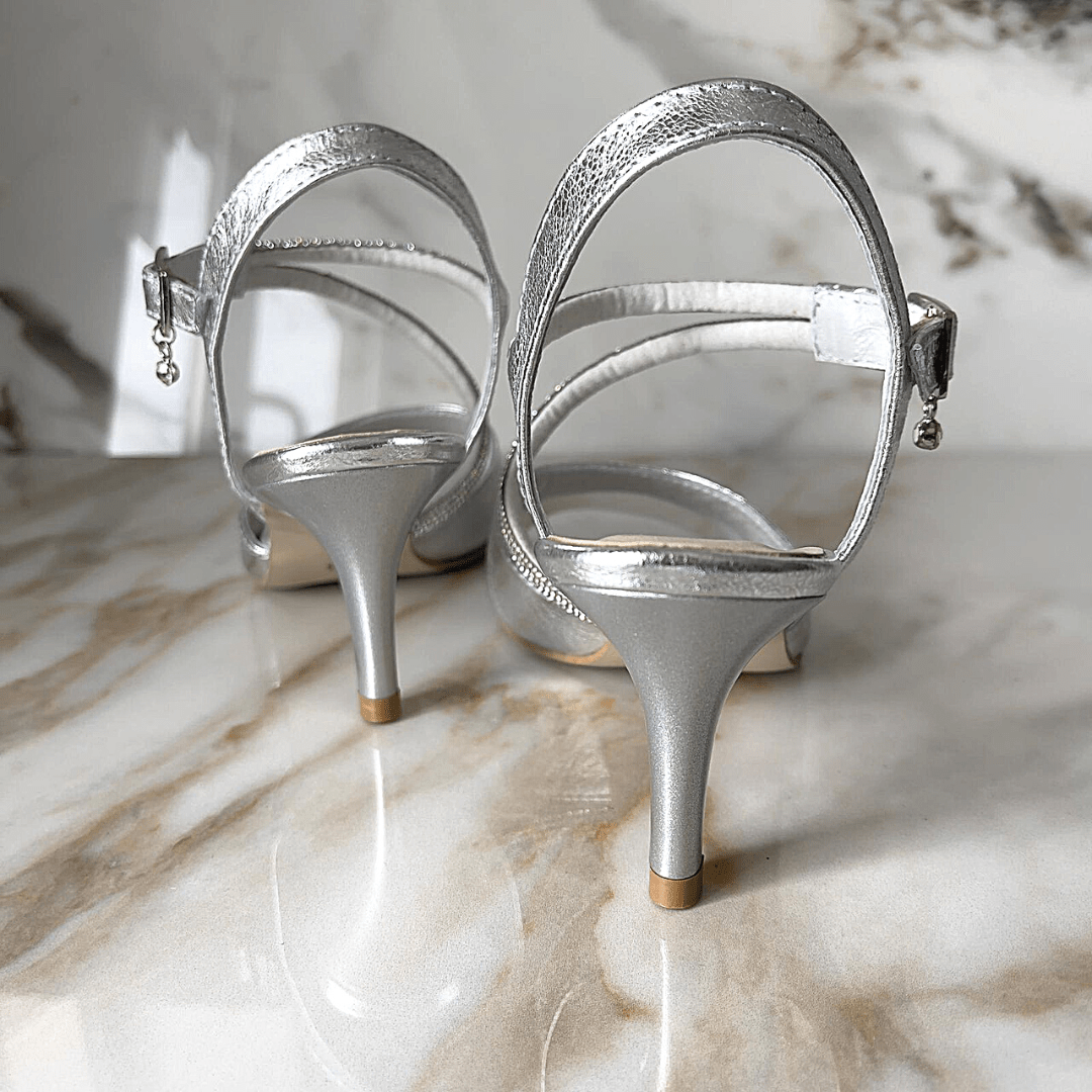 Silver sandals 2025 size 2