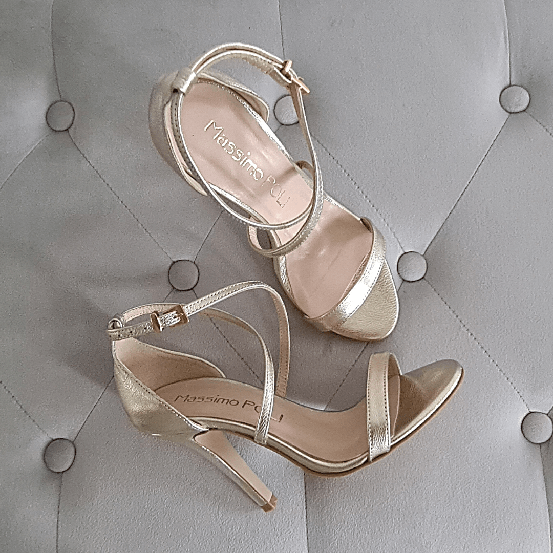 Small rose 2025 gold heels