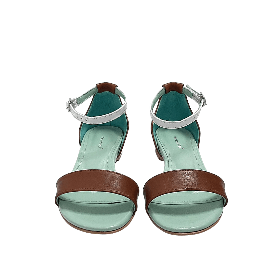 Mint green 2025 flat sandals