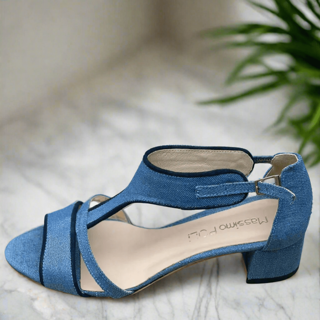 Denim 2025 sandals heels
