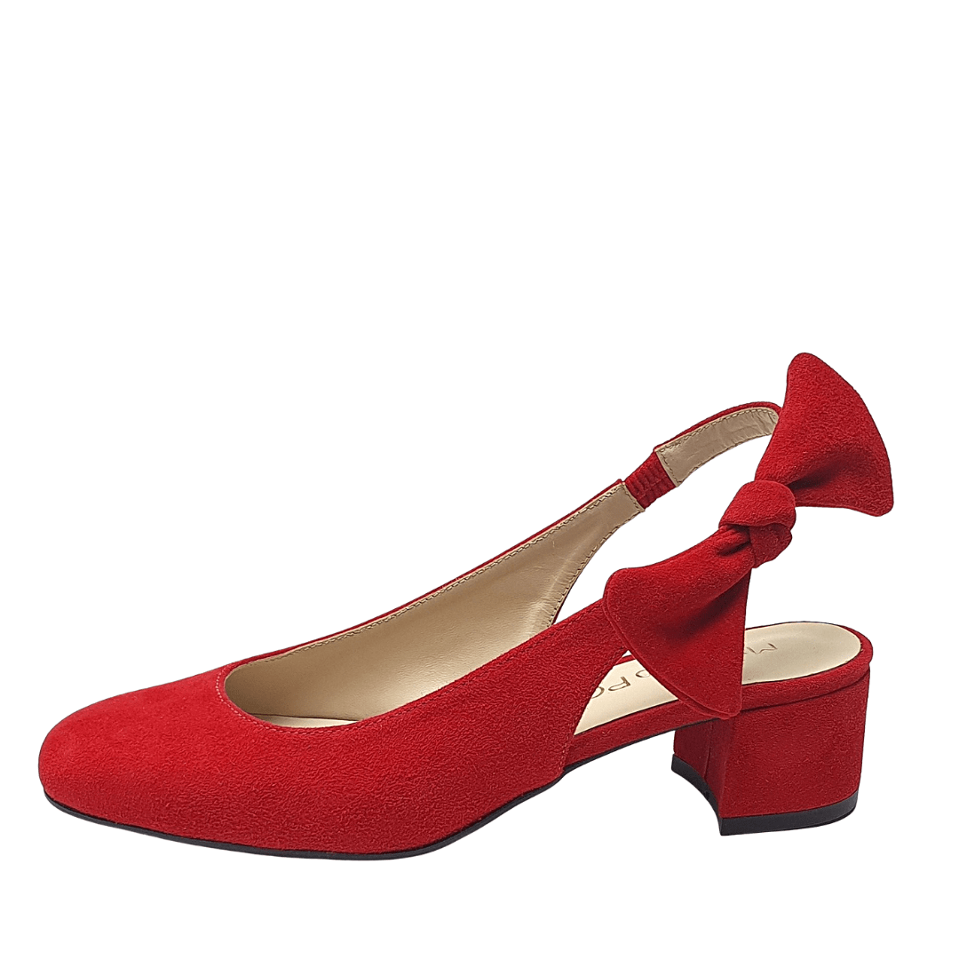 Round toe 2025 slingback shoes