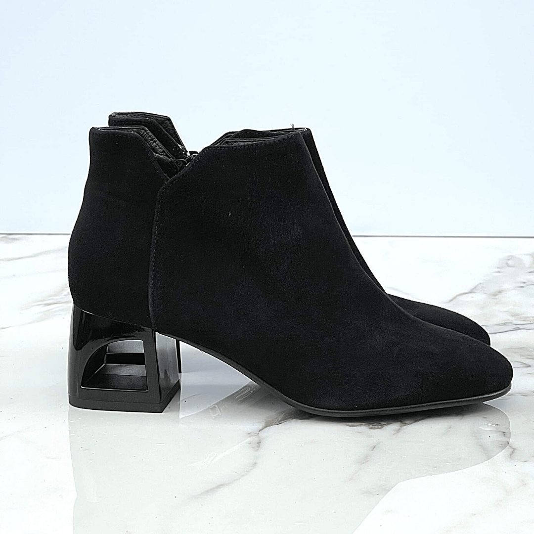 Petite black ankle boots