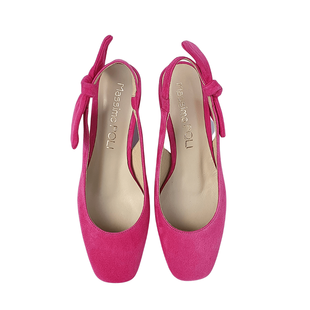 Round toe slingback heels outlet