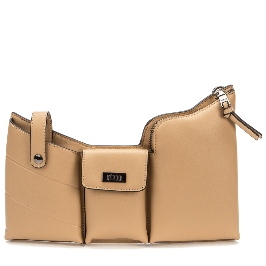 Light brown waist bag.